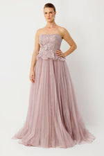 Load image into Gallery viewer, Sparkling Embroidered Princess Form Evening Dress