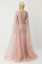Load image into Gallery viewer, Couture Sparkle V-Neck Long Evening Dress