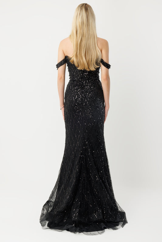 Prestige Shine Choker Yaka Özel Tasarım Elbise