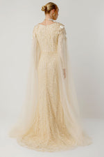 Load image into Gallery viewer, Couture Sparkle V-Neck Long Evening Dress