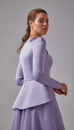 تحميل الصورة في عارض المعرض، العنق مفصلة تول تنورة الحجاب مساء اللباس