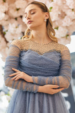 تحميل الصورة في عارض المعرض، فستان توتو من القماش اللامع