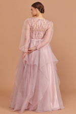 Load image into Gallery viewer, Midnight Glamor Sequin Detailed Evening Dress