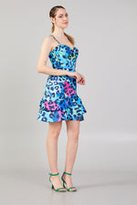 تحميل الصورة في عارض المعرض، فستان مشد منقوش