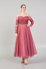 تحميل الصورة في عارض المعرض، فستان توتو من القماش اللامع