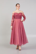 تحميل الصورة في عارض المعرض، فستان توتو من القماش اللامع