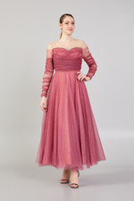 تحميل الصورة في عارض المعرض، فستان توتو من القماش اللامع