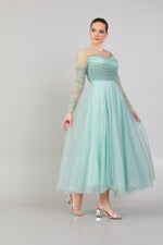 تحميل الصورة في عارض المعرض، فستان توتو من القماش اللامع