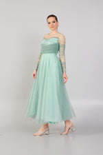 تحميل الصورة في عارض المعرض، فستان توتو من القماش اللامع