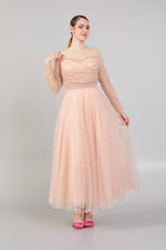 تحميل الصورة في عارض المعرض، فستان توتو من القماش اللامع