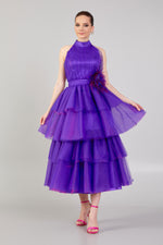 تحميل الصورة في عارض المعرض، تنورة طبقات فستان بوستير مجمع