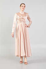 تحميل الصورة في عارض المعرض، ثنى مفصلة حجر مطرز مساء اللباس