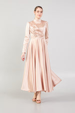 تحميل الصورة في عارض المعرض، ثنى مفصلة حجر مطرز مساء اللباس