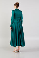 تحميل الصورة في عارض المعرض، ثنى مفصلة حجر مطرز مساء اللباس