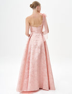 تحميل الصورة في عارض المعرض، فستان سهرة جاكار متعدد الطبقات