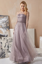 تحميل الصورة في عارض المعرض، فستان سهرة مطرز بالتفاصيل