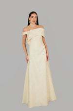 تحميل الصورة في عارض المعرض، فستان سهرة بدون حمالات مطرز على الصدر