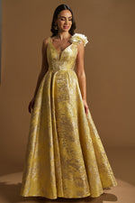 تحميل الصورة في عارض المعرض، انتفض تنورة فستان السهرة الجاكار