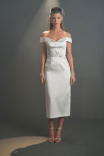 تحميل الصورة في عارض المعرض، فستان سهرة بتفاصيل تطريز