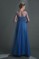 تحميل الصورة في عارض المعرض، فستان سهرة مطرز بالتفاصيل