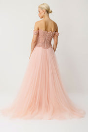 Ruby Glamour Tulle Powder Pink Princess Dress
