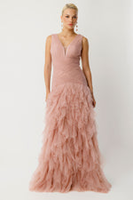 Resmi Galeri görüntüleyiciye yükleyin, Soft Romance Kat Kat Uçuşan Tül Elbise