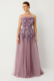 Vintage Strapless Engagement Dress