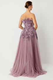 Vintage Strapless Engagement Dress