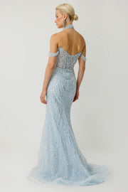 Prestige Shine Choker Yaka Özel Tasarım Elbise