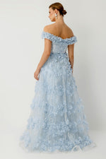 Load image into Gallery viewer, Fairytale Elegance 3D Floral Long Dress