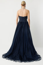 Load image into Gallery viewer, Majestic Princess Gown with Floral Appliques