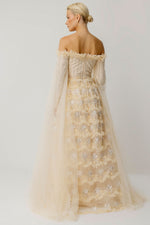 Load image into Gallery viewer, Palace Sparkle Embroidered Long Gala Dress