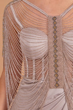 Load image into Gallery viewer, Partial Evening Dress with Special Bead Embroidery
