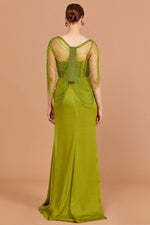 Load image into Gallery viewer, Partial Evening Dress with Special Bead Embroidery
