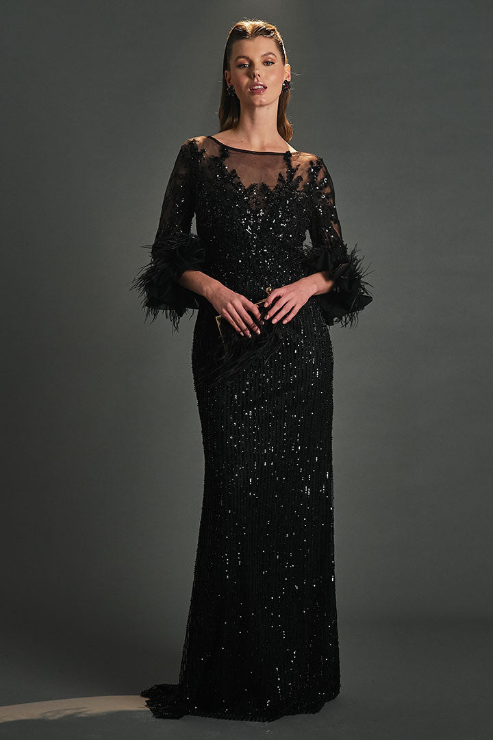 Special Design Embroidered Evening Dress