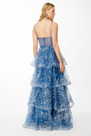 Corset Detailed Evening Dress