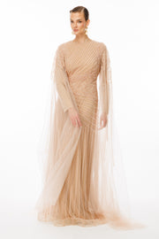 KASNAK İŞLEMELİ ÖZEL TASARIM ABİYE