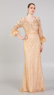 Special Design Embroidered Evening Dress