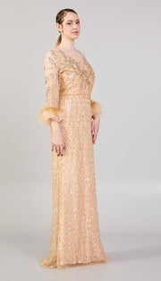Special Design Embroidered Evening Dress