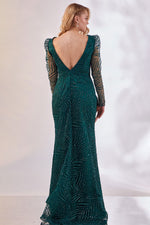 Load image into Gallery viewer, Evening Dress with Waist Gather Detail and Tiered Skirt
