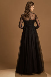 Boncuk Detay İşlemeli Abiye