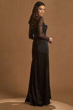 Load image into Gallery viewer, Lace Tiered Evening Dress
