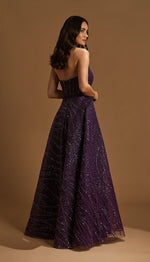 Load image into Gallery viewer, Strapless Special Design Evening Dress with Embroidery Detail
