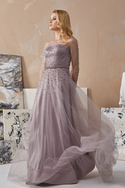 Boncuk Detay İşlemeli Abiye