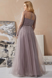 Boncuk Detay İşlemeli Abiye