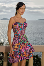 Load image into Gallery viewer, Corset Patterned Dress
