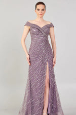 Load image into Gallery viewer, Special Design Slit and Embroidered Evening Dress
